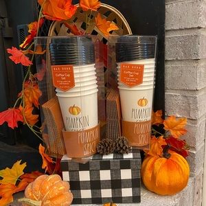 BNIB lot of TWO Rae Dunn Disposable coffee cups